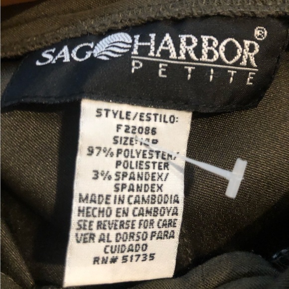 SAG HARBOR Vintage Suede-Like Vest & Slacks Set - Picture 6 of 11